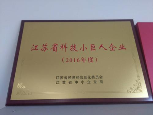 江苏省科技小巨人企业